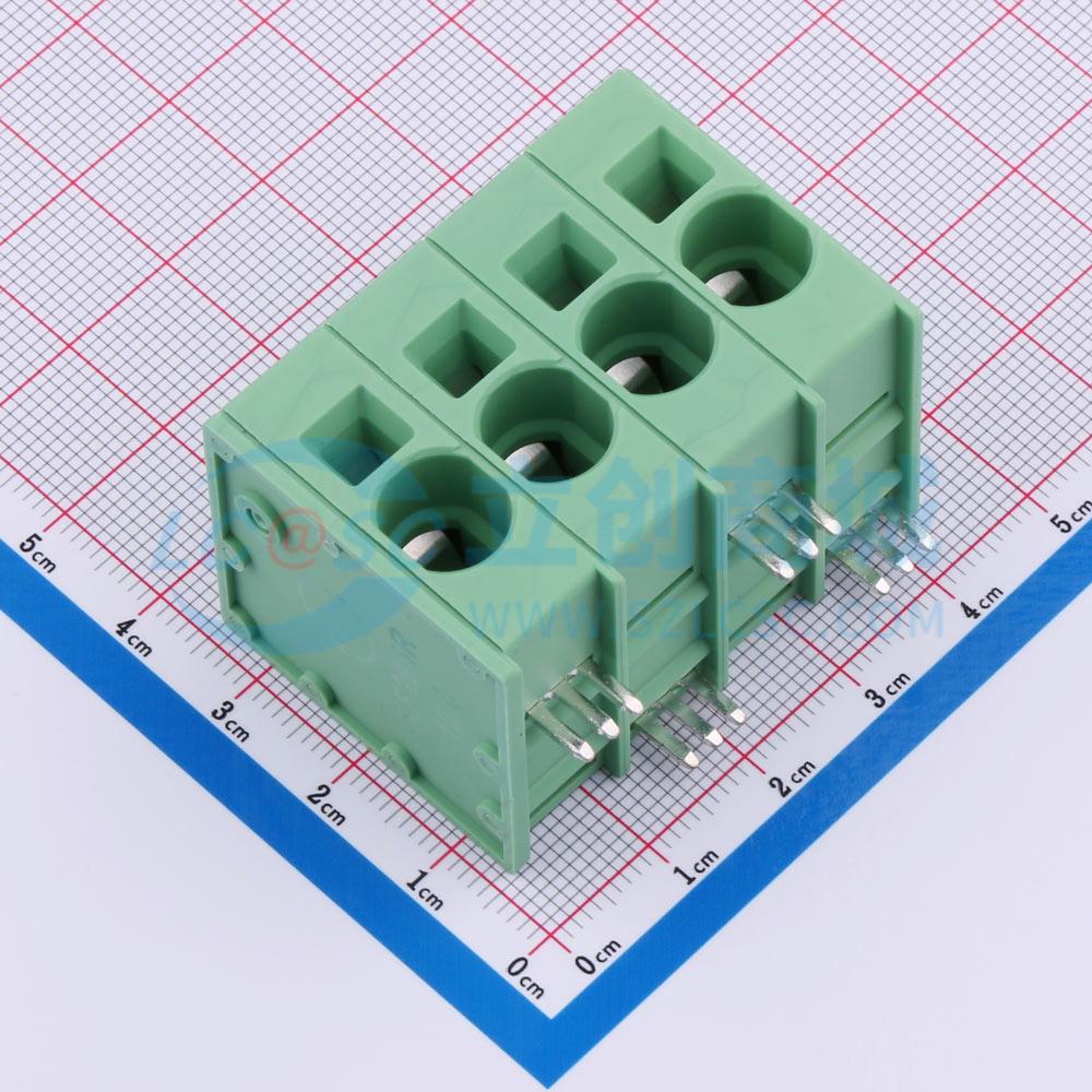 5只起 弹簧式接线端子 KF205RB-10.0-4P P=10mm 原装 电子元器件