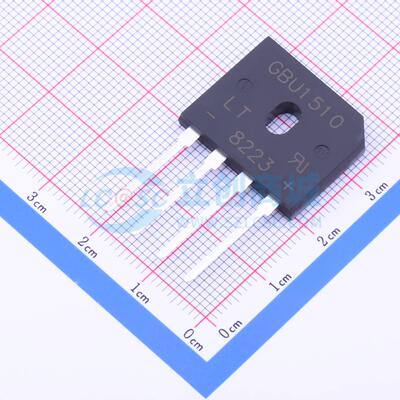 整流桥 S-GBU1510-TU-LT GBU 1kV 15A DIODES(美台) 电子元器件