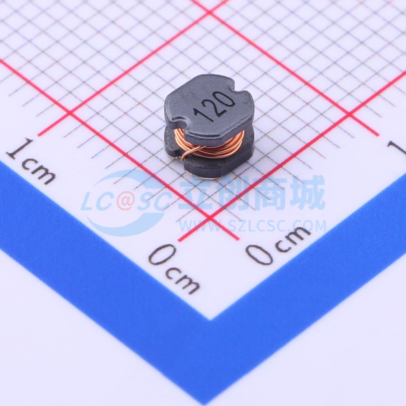 功率电感 SMTDR43-120M SMD,4x4.5mm 12uH ±20% 970mA 原装