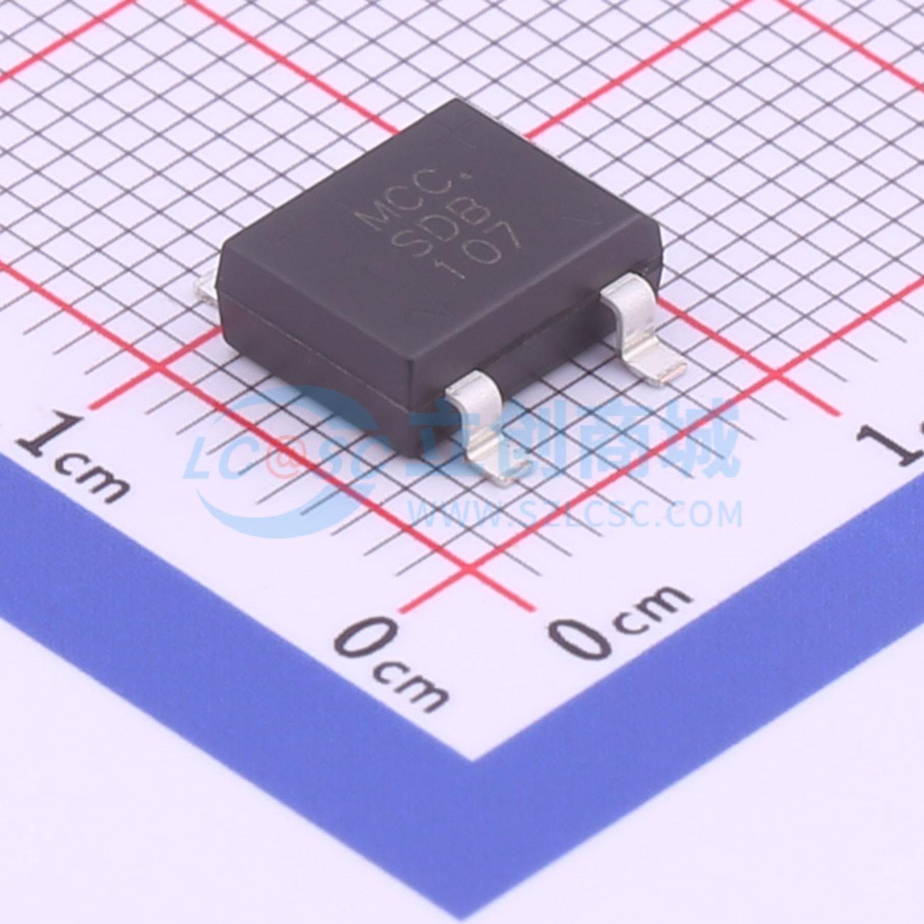 整流桥 SDB107-TP DBS 1kV 1A MCC(美微科) 原装 电子元器件配单