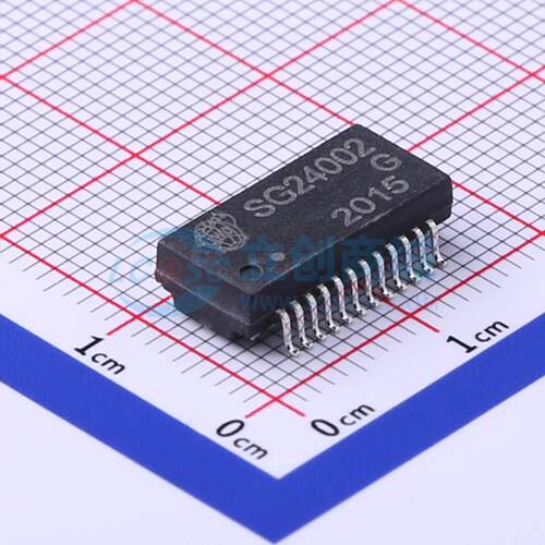 网口变压器 SG24002G SMD-24P,15.1x7.1mm 原装 电子元器件配单