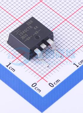 超势垒整流器(SBR) SBR1040CTB-13 TO-263-2 40V 5A DIODES(美台)