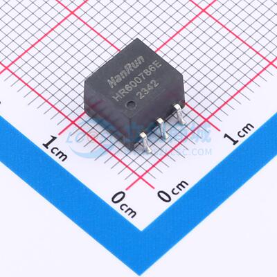网口变压器 HR600786E SMD-6P,9.9x8.1mm 原装 电子元器件配单
