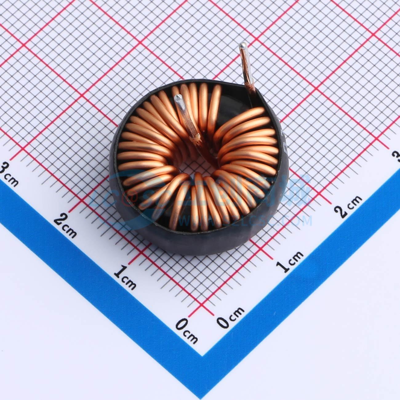 色环电感 XR068125TS151MH1L 插件,D=22.3mm 150uH ±10% 5A