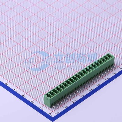 插拔式接线端子 WJ15EDGRC-3.81-20P 弯插,P=3.81mm 板端/插座-闭