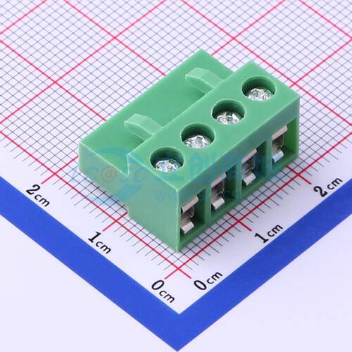 插拔式接线端子 HT508K-5.08-4P P=5.08mm 插头 1x4P 电子元器件