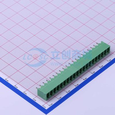 插拔式接线端子 DB2EVC-3.81-20P-GN  3.81mm 板端/插座-闭口 1x2