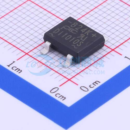 整流桥 DI1010S_R2_00001 SDIP-4 1kV 1A PANJIT(强茂) 原装正品