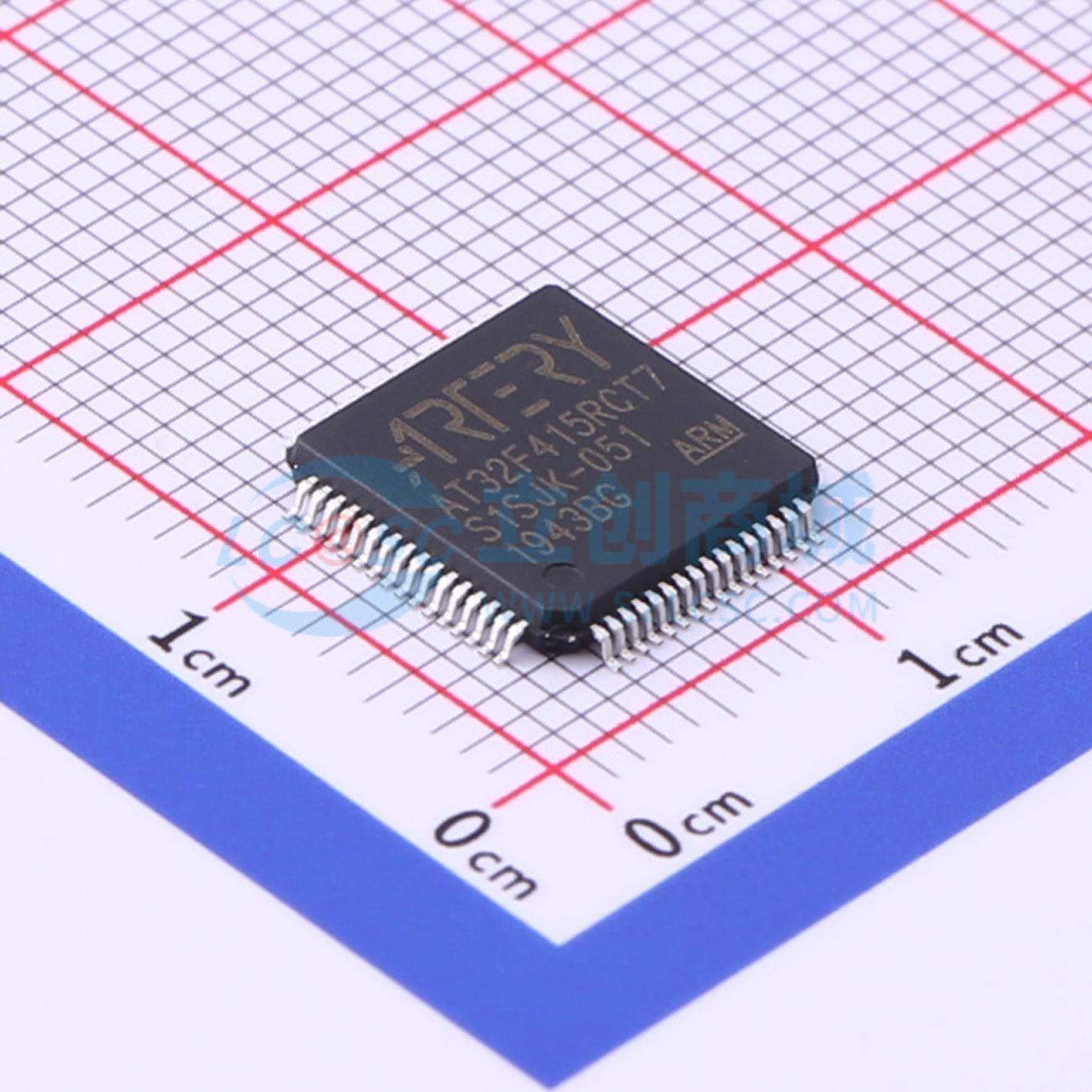 单片机(MCU/MPU/SOC) AT32F415RCT7 LQFP-64(10x10) 电子元器件