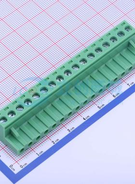 插拔式接线端子 KF2EDGK-5.08-17P P=5.08mm 插头 1x17P 原装正品