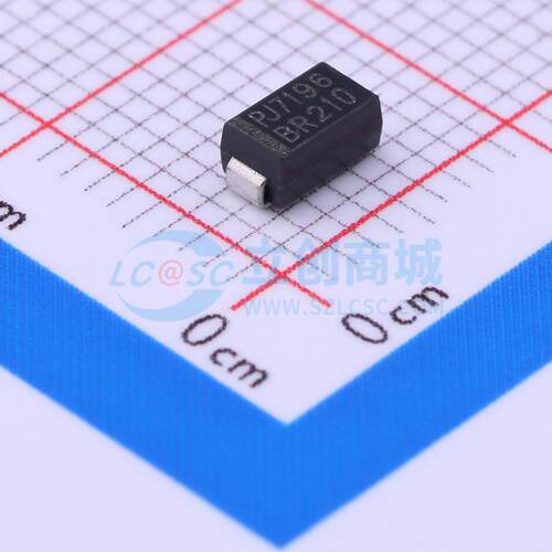肖特基二极管 BR210_R1_00001 SMA(DO-214AC) 100V 2A PANJIT(强