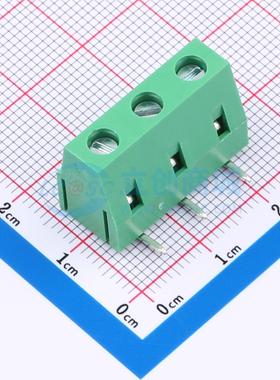 螺钉式接线端子 MX128R-7.5-03P-GN01-Cu-Y-A 插件,P=7.5mm 原装