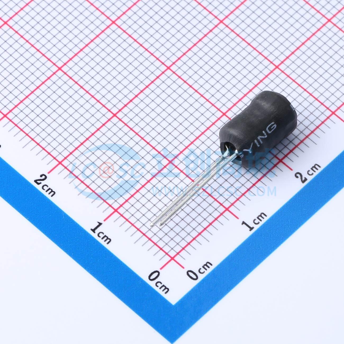 色环电感 XR6*8-181K-L 插件,D6xL8mm 180uH ±10% 原装