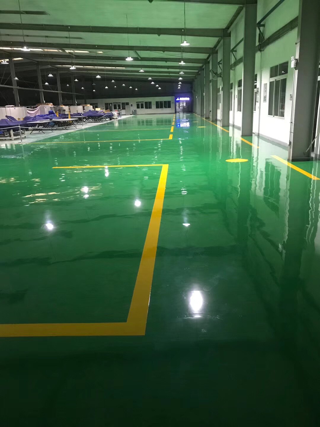 厂环氧地坪漆泥地面水grd漆固化地坪地水板漆房泥自流平施工