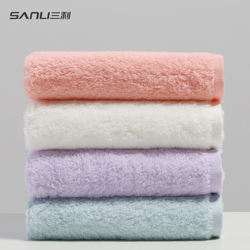 三利毛巾纯棉毛巾50支长绒棉无捻毛巾情侣洗脸面巾礼品