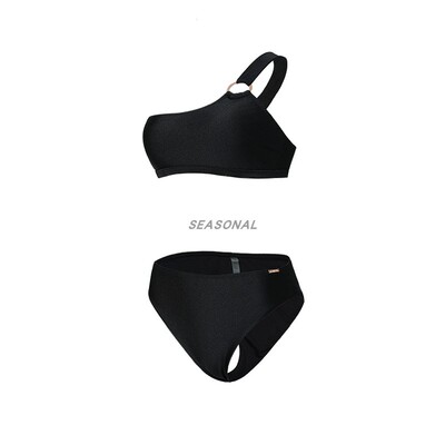 2025新款高腰单肩比基尼