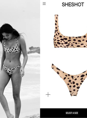 JERACHEETAH时尚ROXY分体泳衣女2025新款高级感marysia性感比基尼