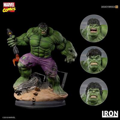Iron Studios 巴西厂 1/4 漫威漫画 绿巨人浩克 Hulk 雕像 限量