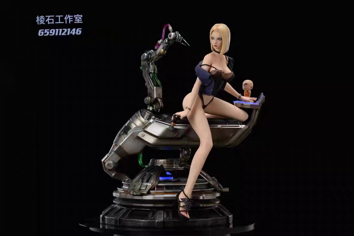 棱石工作室 龙珠 人造人18号 十八号 雕像 限量 手办 gk