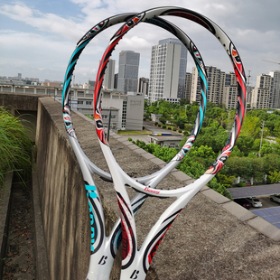 波力网球拍正品脸谱元素全碳素一体男女初学入门大学生训练单拍