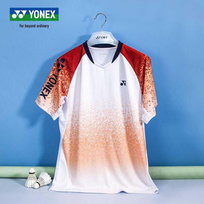 YONEX尤尼克斯羽毛球服yy男女运动短袖T恤比赛队服 110374 210374