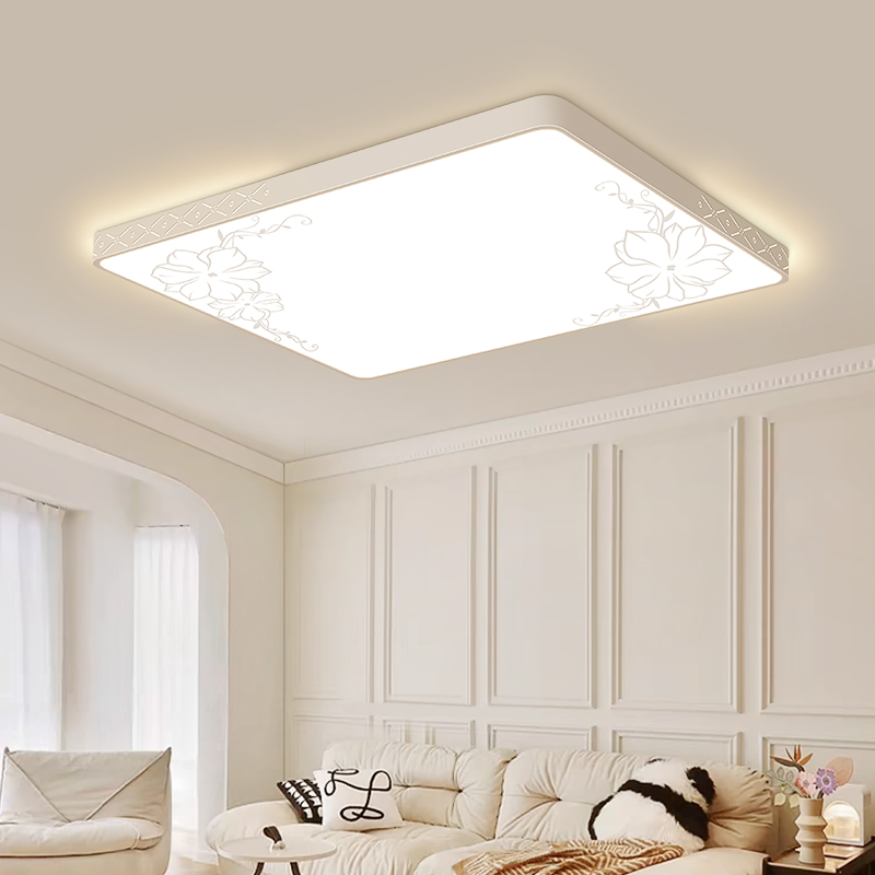 客厅主灯2025新款LED吸顶灯现代简约大气主卧室吊灯具大全屋中山