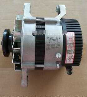 久保田拖拉机发电机M704KQ854老款954发电机调节器80A12V发电机充