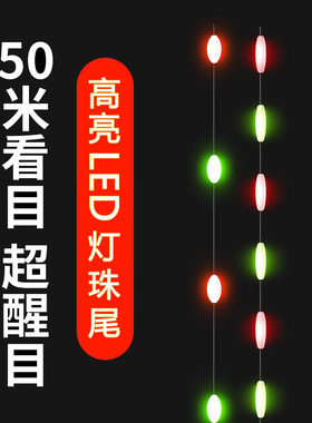 LED灯珠超亮醒目尾夜光漂尾