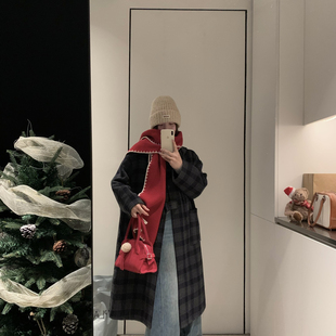 120809w27 含100澳毛 瑞～连帽设计超极韩巨藏肉显瘦款 羊毛外套