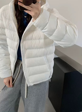 瑞瑞高级感新国标排骨户外可收纳连帽轻薄款保暖羽绒服外套A1010