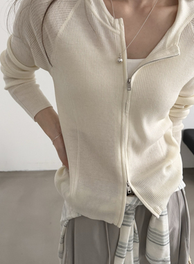 瑞毛连帽针织开衫（含31.9绵羊毛）(主麦会含公司其他品牌)58825