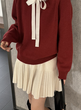 瑞家毛衣(配可拆卸仿毛毛领)（含8.5绵羊毛）(兔毛15.2)10090893