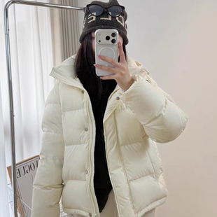 2588 配可拆卸帽子 瑞瑞个子休闲加厚设计感时尚 保暖羽绒服外套