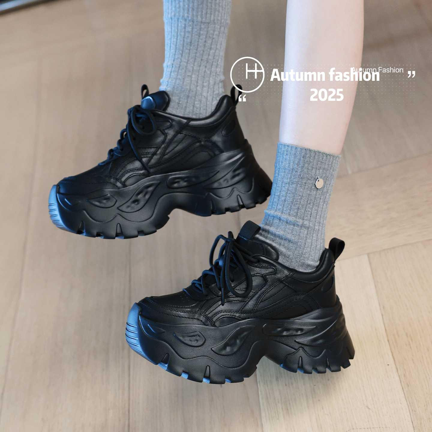 系带舒适百搭时尚休闲运动老爹鞋