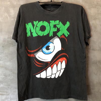 美式复古半袖重磅vintage乐队