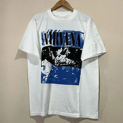 Nirvana短袖摇滚乐队vintageT恤