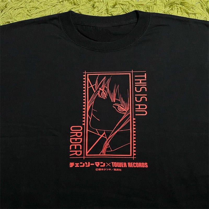 chainsawman电锯人玛奇玛漫画二次元重磅oversize潮牌短袖T恤男女,男装,T恤,淘宝优惠券,粉丝福利购,淘宝优惠卷