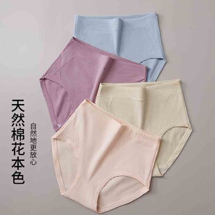内裤女高腰舒适棉质档大码胖mm200斤高中学生三角裤女打底裤