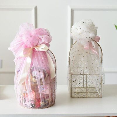 Metal Gold Vintage Candy Boxes Gift Box For Guests Party