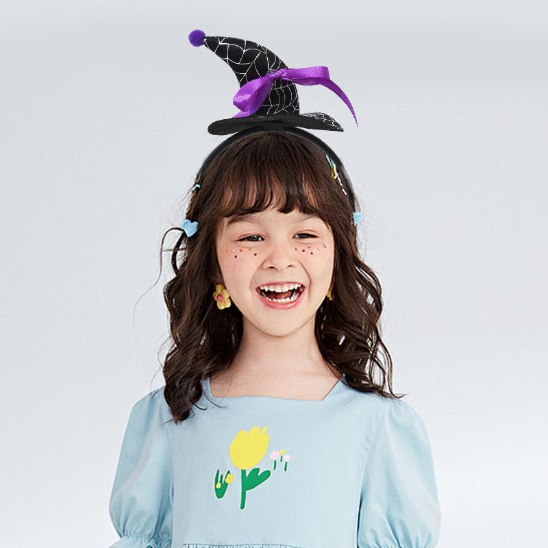 Halloween Black Witch Headband Funny Headband Party Decorat