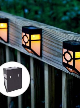 Outdoor Wall Mounted 2 Led Sol Lights Window Pane Fence So