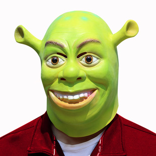 Halloween Shrek Mask Latex Mask Makeup Ball Funny Shrek Mas