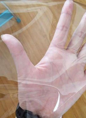 Ultra thin drooping soft plastic glass PVC transparent tabl