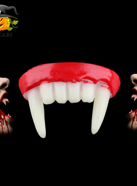 Halloween role-playing vampire dentures, film and televisio