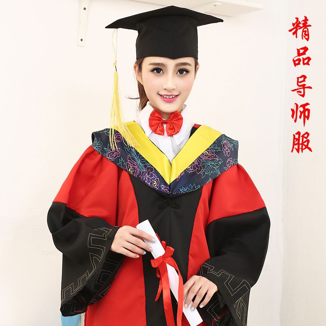 Graduation supervisor's uniform, college graduation dress,