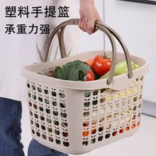 Plastic storage basket, shopping basket, carrying basket, s