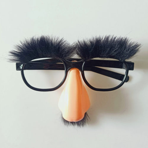 Halloween decoration clown funny glasses eyebrows makeup ar