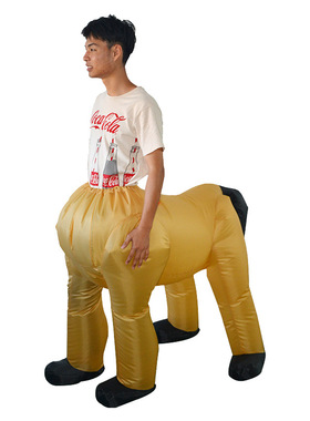 Half body inflatable costume for party prank ball performan