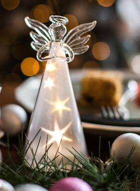 Guzihan angel glass light night light Christmas decorations