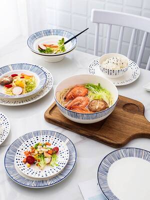 Yidong kiln bowl and dish set household Rice Bowl Noodle B